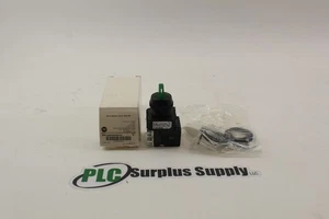 Allen Bradley 800H-2JRGH91KB7AX Wahlschalter 3 Pos beleuchtet grün neu in Box - Bild 1 von 10