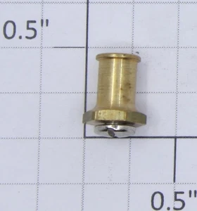 Soporte de soporte de bandera base hexagonal delgada de latón calibre O y estándar Lionel 408-26 - Imagen 1 de 3