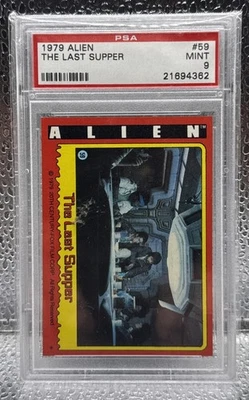 1979 Topps Alien The Last Supper PSA 9 Pop 13 - Image 1 of 3