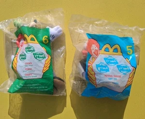 McDonald's Disney's House of Mouse Mickey Mania Goofy & Minnie Soft Toy 6&7 2001 - Picture 1 of 2