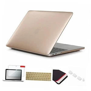  Compatible with MacBook New Pro Case 2016 2017 2018 with Touch 15 inch Gold - Picture 1 of 8
