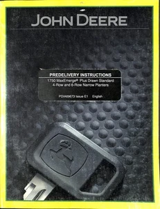 Manual de instrucciones previas a la entrega para jardineras John Deere 1750 MaxEmerge Plus - Imagen 1 de 2