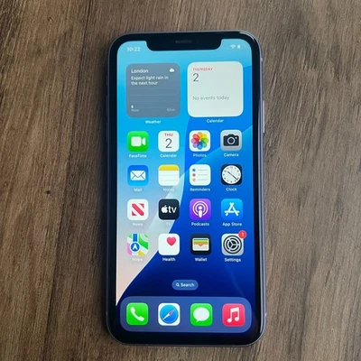 Apple iPhone 11 Unlocked, 128GB, Purple, 74% Battery health, Good Condition  - Image 1 of 4