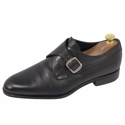 LOUIS VUITTON（LV） Louis Vuitton scarpe pelle cinturino monaco damier business uomo 6 usate MOLO 0