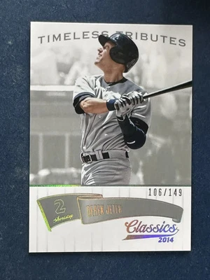 2014 Panini Classics Timeless Tributes Silver Derek Jeter Yankees /149 - Image 1 of 2