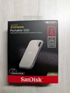 SANDISK EXTREME PORTABLE SSD DRIVE 2TB (SDSSDE51-2T00-AW25) BRAND NEW - Picture 1 of 4