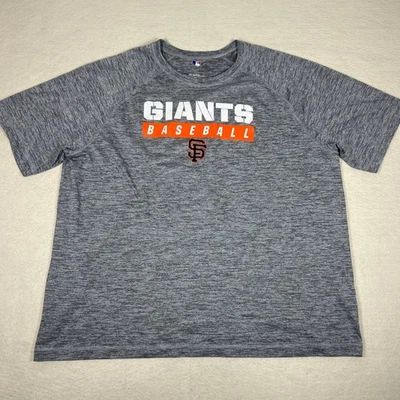 San Francisco Giants Baseball T Shirt Mens XXL Gray Polyester MLB Athletic - Image 1 of 4