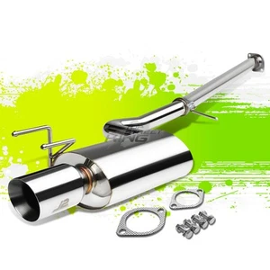 J2 4" SILENCIADOR PUNTA ACERO INOXIDABLE ESCAPE CATBACK PARA 01-05 LEXUS IS300 XE10 - Imagen 1 de 5