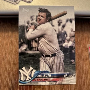 Babe Ruth 2018 Topps Update Series Legend Variation #US7 New York Yankees MLB - Foto 1 di 2