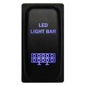 Push switch LED LIGHT BAR M107B 12V 3A LED blue for Mitsubishi Outlander Ende... - Bild 1 von 1
