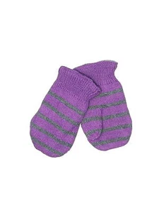Egg by Susan Lazar Girls Purple Mittens X-Large kids - Picture 1 of 1