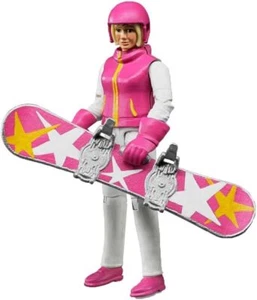 Bruder Toys Snowboarder Mujer con Accesorios 60420 - Imagen 1 de 4