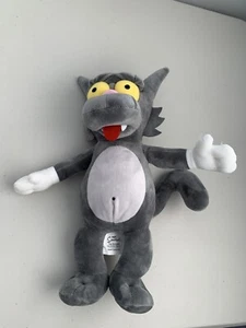 Scratchy Cat Gray The Simpsons Cat Plush Soft Toy 13” Universal Studios - Picture 1 of 8