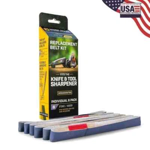 Work Sharp Knife & Tool Sharpener 6000 Grit Fine Replacement Belt Kit WSSA000... - Picture 1 of 5
