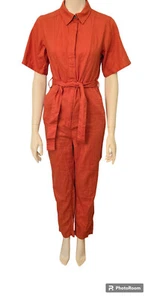 G-Star Bristum Dc Overall Jumpsuit Kurzarm Orange Gr. XS - Bild 1 von 7