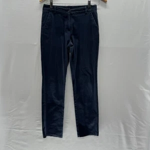 IZOD Chino Pants 16 Regular Girls School Uniform Navy Stretch Adjustable Waist - Picture 1 of 8