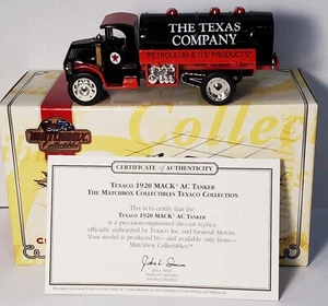 Matchbox 20 1920 Mack AC Texaco Gas Tanker Truck The Texas Company YYM38044 1:43 - Picture 1 of 5