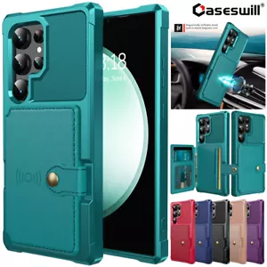 For Samsung Galaxy S25 Edge S24 S23 S22 S22 S21 Ultra S20 FE Wallet Case Cover - Picture 1 of 55