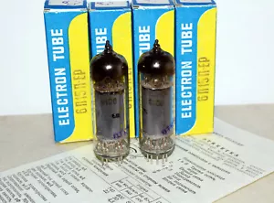 4x 6P15P-ER = EL83, SV83 GOLD GRID Pentode Tube REFLECTOR 06/1991 NEU in BOX - Bild 1 von 5