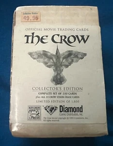 The Crow (Brandon Lee) edizione da collezione set completo 100 carte e carte chase - Foto 1 di 3