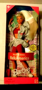1997 March of Dimes Walk America Barbie made in Malaysia - Picture 1 of 3