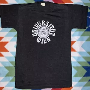 Vintage 1980’s Universitat Wien T-Shirt - Size: Small/Medium - Austria - Vienna - Picture 1 of 8