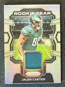 2023 Prizm Silver Rookie Gear Patch RC Jalen Carter Philadelphia Eagles 🔥 - Bild 1 von 2