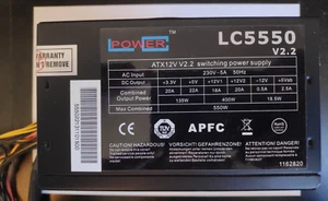 Alimentation ATX LC POWER LC5550G V2.2 550W - Afbeelding 1 van 4