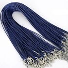 1pc/5pcs Cord Necklace Faux Leather Extension Chain Unisex Style Diy Jewellery 