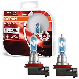 2x Osram H8 Night-Breaker Laser 12V 35W PGJ19-1 Xenon Look Halogen-Birnen Lampe - Afbeelding 1 van 5