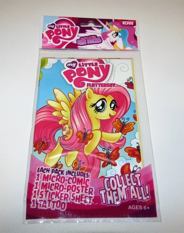 IDW My little Pony Micro-comic Fun Packs Fluttershy New Cover