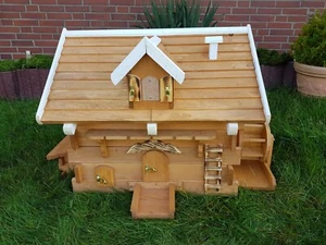  Wassermühle Wassermühlen Teich aus Holz mit Gauben, Gartendekoration Gartendeko - Bild 1 von 3