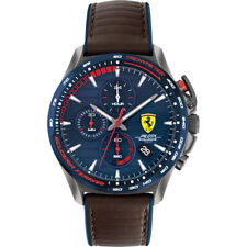 Ferrari Brown Mens Chronograph Watch Pilota Evo 0830848