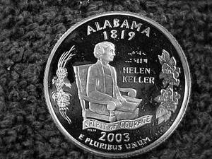 S Alabama 2003 State Quarter del juego de prueba - Imagen 1 de 2