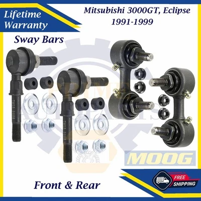 Barra estabilizadora delantera y trasera MOOG OEM para Mitsubishi 3000GT/Eclipse 1991-1999 Foto 1 de 4