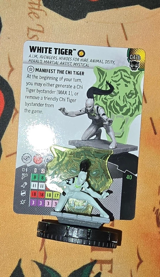 HEROCLIX TIGRE BLANCO 047b Foto 1 de 1