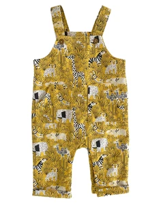 Mono Bebé Amarillo ANIMAL DE LA SELVA Mono Tropical Diseñador Look 3-6 Meses 6M - Imagen 1 de 10