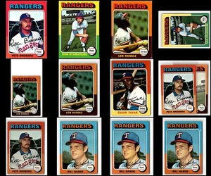 1975 Texas Rangers (39) Card Lot - A SPECIAL TOUCH FOR YOUR FAVORITE SPACE - Picture 1 of 8