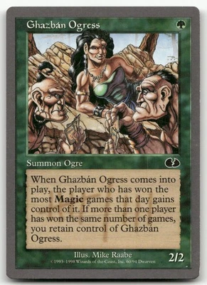 Ghazban Ogress #60 (MP) Unglued UGL Magic MTG - Image 1 of 2