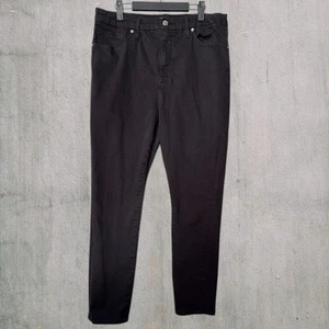 Good American Jeans Damen 18 schwarz Stretch Curve High Waist Rise schmeichelhaft - Bild 1 von 8