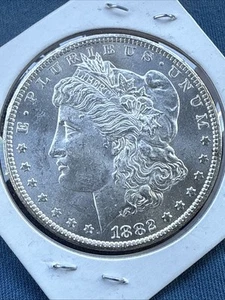 * 1882 CC * BU MS+ Frosty - MORGAN DOLLAR -Low Mint Off The Roll - Picture 1 of 4