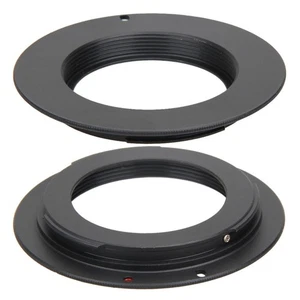 Anello adattatore fotocamera alluminio nero piastra superiore per obiettivo Canon EOS M42 a - Foto 1 di 6