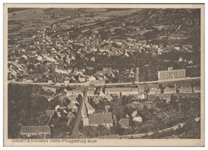 D638/ Grötzingen Karlsruhe  AK Luftbild  ca.1930 - Bild 1 von 2