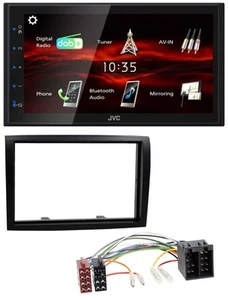 JVC USB Bluetooth MP3 DAB 2DIN Autoradio für Fiat Ducato Citroen Jumper Peugeot - Bild 1 von 8