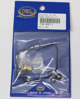 Kit de reparación de carburador K&L 18-9311 para 91-95 Suzuki GSX-R750 Foto 1 de 3
