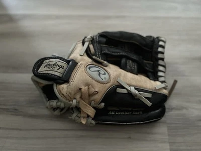 Baseball Glove Rawlings 11.5” YOUTH Sure Catch Good Condition All Leather Shell - Image 1 of 4