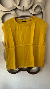 Bluse OPUS Gr 40 GELB kurzarm Oberteil - Bild 1 von 1