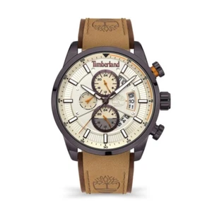 OROLOGIO TIMBERLAND COLLEZIONE CALLAHAN MULTIFUNZIONE CINTURINO PELLE - Picture 1 of 1
