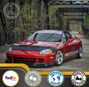 FENDER COVERS + HOOD BRA SET Fits HONDA CRX DEL SOL 92 93 94 95 96 97 98 - Picture 1 of 7