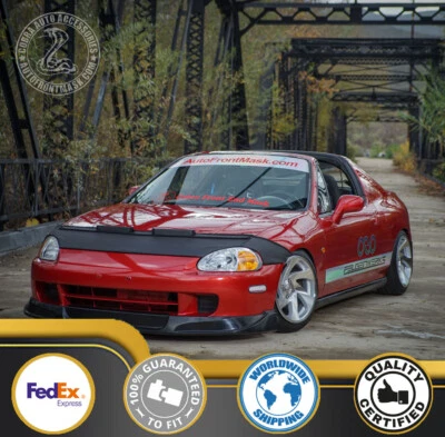 FENDER COVERS + HOOD BRA SET Fits HONDA CRX DEL SOL 92 93 94 95 96 97 98 - Image 1 of 4